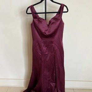 Dear Cleo Wine Bridesmaid Dress